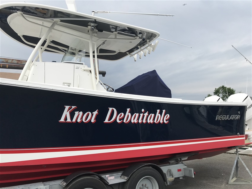 Boat Lettering & Design Samples | Custom Design Graphics | Long Island